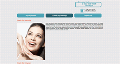 Desktop Screenshot of antalyadisestetigi.com